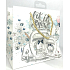 Epee Darčeková papierová taška 17 x 17 x 9 cm Vianočný Let it Snow auto CD LUX malá