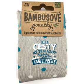 Cestovné ponožky Albi Bamboo, veľkosť 37 - 42