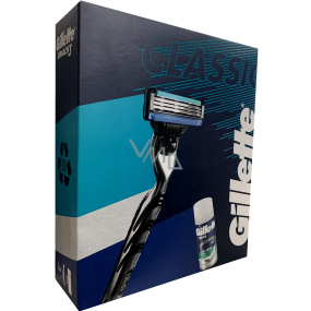 Gillette Mach3 holiaci strojček s 1 náhradnou hlavicou + Sensitive pena na holenie s aloe vera 100 ml, kozmetická sada pre mužov