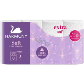 Harmony Soft Flora parfumovaný toaletný papier 3 vrstvy 8 kusov