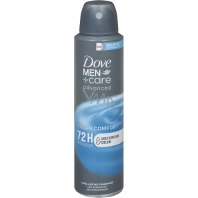 Dove Men + Care Advanced Clean Comfort antiperspirant dezodorant v spreji pre mužov 150 ml