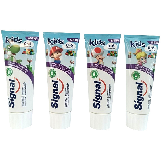 Signal Kids Ovocná zubná pasta pre deti od 0 do 6 rokov 75 ml