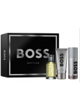 Hugo Boss Boss Bottled toaletná voda 100 ml + sprchový gél 100 ml + deodorant sprej 150 ml, darčeková sada pre mužov