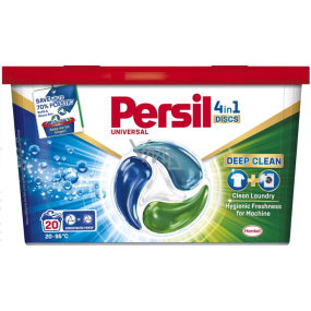 Persil Universal Discs Deep Clean 4v1 kapsle na praní univerzální 20 dávek