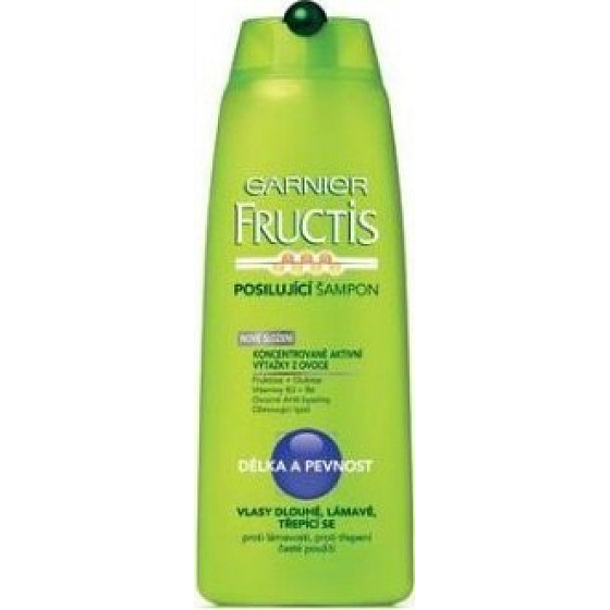 Garnier Fructis Dĺžka a pevnosť šampón pre lámavé vlasy 250 ml
