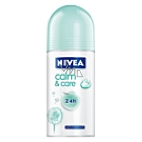 Nivea Calm & Care guličkový antiperspirant dezodorant roll-on pre ženy 50 ml