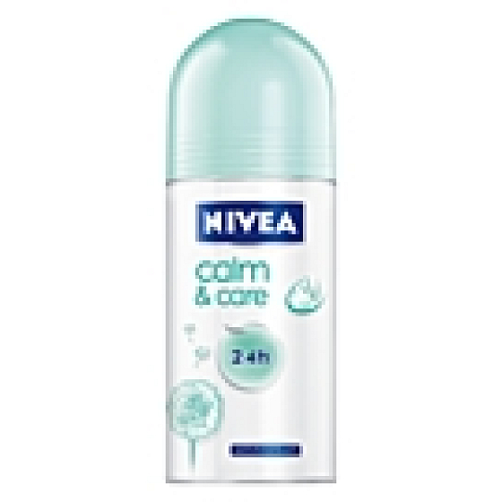 Nivea Calm & Care guličkový antiperspirant dezodorant roll-on pre ženy 50 ml