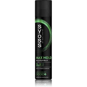 Syoss Max Hold Lak na vlasy pre mega silnú fixáciu 5, 300 ml