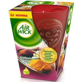 Air Wick Essential Oils Vôňa orientu Prémiová vonná sviečka v skle 150 g