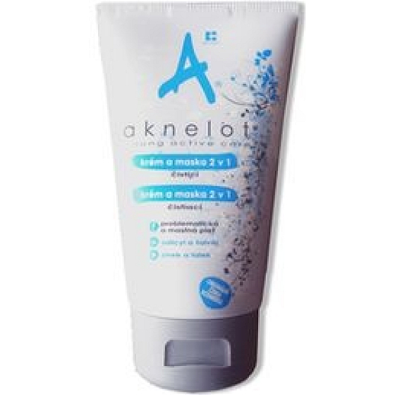 Aknelot 2v1 čistiaci krém a maska 75 ml
