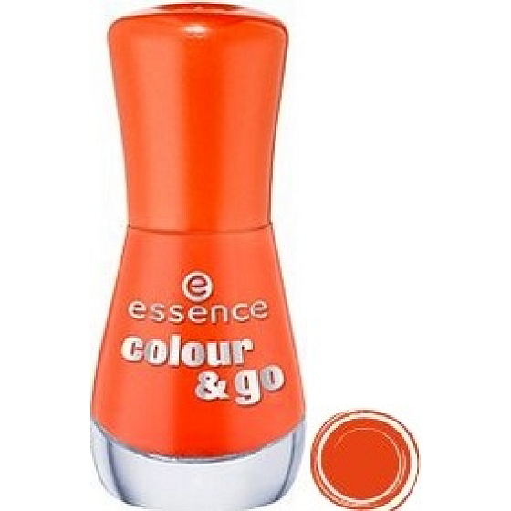 Essence Colour & Go lak na nechty 145 Flashy Pumpkin 8 ml