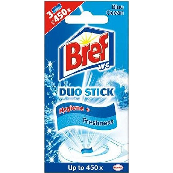 Bref Duo Stick Blue Ocean samolepiace WC prúžky 27 g