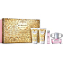 Versace Bright Crystal toaletná voda 50 ml + telové mlieko 50 ml + sprchový gél 50 ml + roller ball 10 ml, darčeková sada pre ženy