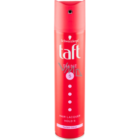 Lak na vlasy Taft Shine 5 mega silná fixácia 250 ml