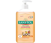 SANYTOL Extra jemné dezinfekčné mydlo na ruky vhodné pre deti 250 ml s dávkovačom
