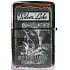 Bohemia Gifts Retro zapaľovač kovový benzínový s potlačou Silver Lake 5,5 x 3,5 x 1,2 cm