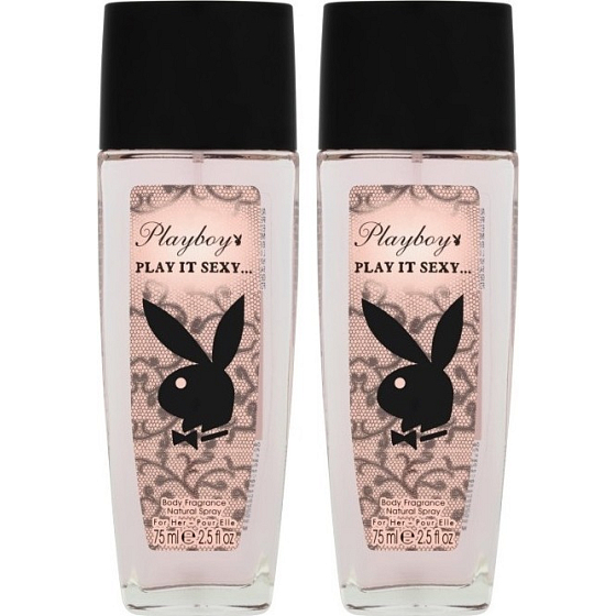 Playboy Play It Sexy parfumovaný dezodorant sklo pre ženy 2 x 75 ml, duopack