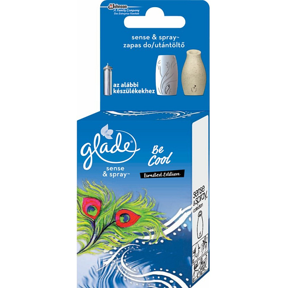Glade Sense Be Cool osviežovač vzduchu náhradná náplň 18 ml