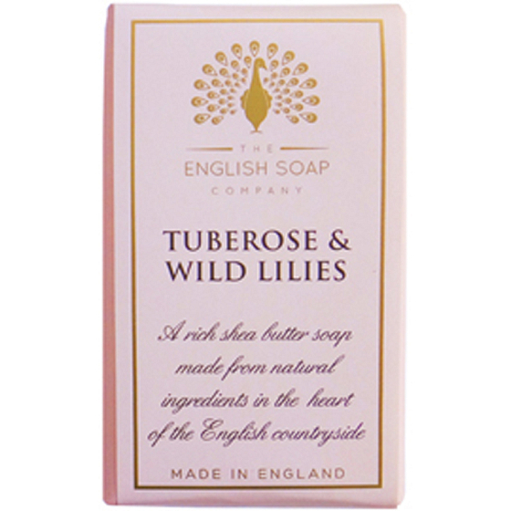English Soap Ruža & Divoká Ľalia prírodné parfumované mydlo s bambuckým maslom 200 g