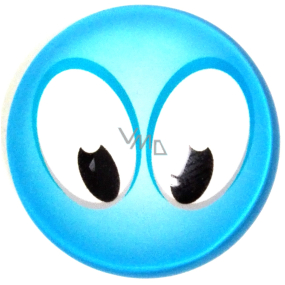 Nekupto Magnet Emoji Smajlík koliesko modrý, mimozemšťan 4 cm