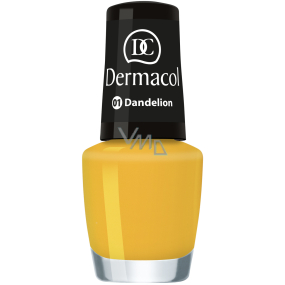 Dermacol Nail Polish Mini Summer Collection lak na nechty 01 Dandelion 5 ml