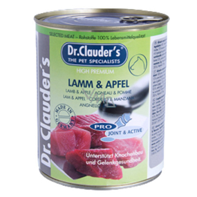 Dr. Clauders Jahňacie mäso s jablkom kompletné superprémiové krmivo pre psov 800 g