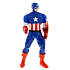 Marvel Captain America 3D Pena do kúpeľový a sprchový gél pre deti 200 ml