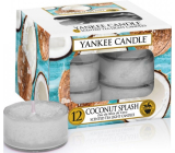 Yankee Candle Coconut Splash - Kokosové osvieženie vonná čajová sviečka 12 x 9,8 g