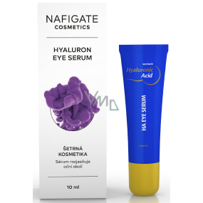 Nafigate Cosmetics Hyaluron Eye Serum očné sérum rozjasňuje a spevňuje očné okolie 10 ml