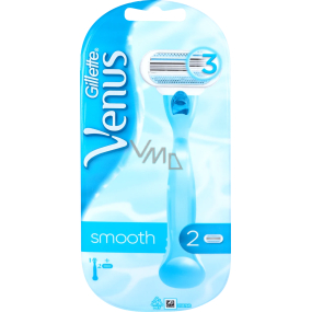 Gillette Venus Smooth holiaci strojček + náhradné hlavice 2 kusy pre ženy