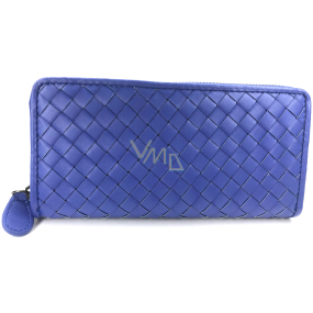 Marina De Bourbon Modrá peňaženka pre ženy 19 x 9,7 x 3 cm