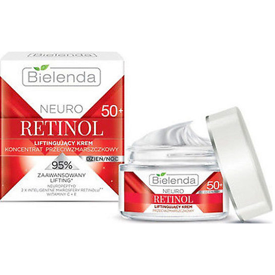Bielenda Neuro Retinol 50+ liftingový pleťový krém denný/nočný 50 ml