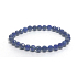 Lapis Lazuli fazetový náramok elastický prírodný kameň, guľôčka 5 - 6 mm / 16 - 17 cm, harmonický kameň