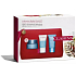 Clarins Hydra-Essentiel bohatý hydratačný krém pre veľmi suchú pleť 50 ml + krémový peeling pre rozjasnenie a hydratáciu 15 ml + osviežujúca hydratačná maska 15 ml + kozmetická taštička, kozmetická sada pre ženy