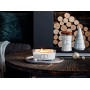 WoodWick Magnolia Birch vonná sviečka s dreveným knôtom a skleneným viečkom veľká 609 g