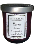 Srdce & Domov Sladká čerešňová sójová sviečka s názvom Sarka 110 g