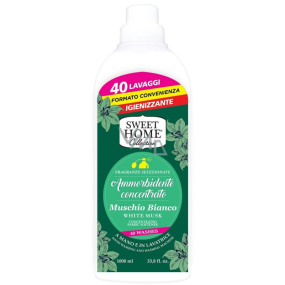 Sweet Home White Musk - biely mech koncentrovaný zmäkčovač tkanín 40 dávok 1 l