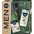Nivea Men Hemp Sensation Sensitive Pro balzam po holení s konope 100 ml + antiperspirant v spreji Deep Black Carbon Amazonia 150 ml + sprchový gél Sensitive Pro Ultra-Calming 250 ml, kozmetická sada pre mužov