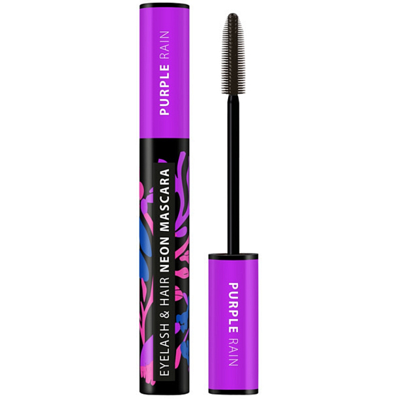 Dermacol Neon Purple Rain neónová maskara na oči a vlasy 9 ml