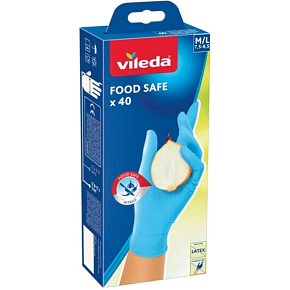 Vileda jednorazové rukavice Food Safe, veľkosť M/L, 40 ks