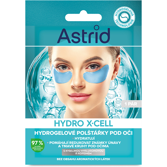 Astrid Hydro X-Cell očné vankúšiky, 2 ks