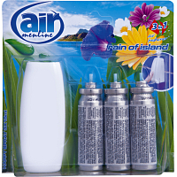 Air Menline Rain of Island osviežovač vzduchu strojek a náplň 3× 15 ml