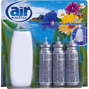 Air Menline Rain of Island osviežovač vzduchu strojek a náplň 3× 15 ml