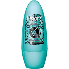 Rexona Fun Music guličkový antiperspirant dezodorant roll-on pre ženy 50 ml