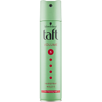 Taft Volume Mega, lak na vlasy s dvojitým push-up efektom, sila fixácie 5, 250 ml