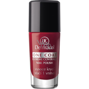 Dermacol One Coat Extreme Coverage Nail Polish lak na nechty 120 10 ml