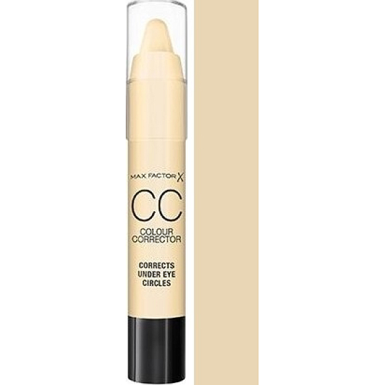Max Factor CC Colour Corrector Corrects Under Eye Circles korektor pre neutralizáciu kruhov pod očami 06 Yellow Revitaliser 3,3 g