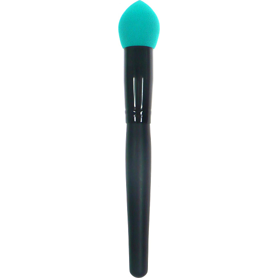 Kozmetický štetec na make-up tyrkysový 18 cm 30350