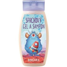 Bohemia Gifts Príšerky Čučoriedka šampón pre deti 250 ml