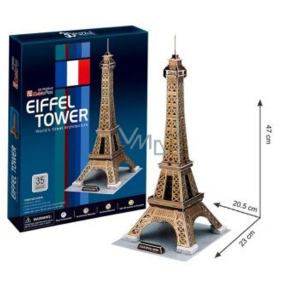 CubicFun Puzzle 3D Eiffelova veža 35 dielikov 20,5 x 47 x 23 cm